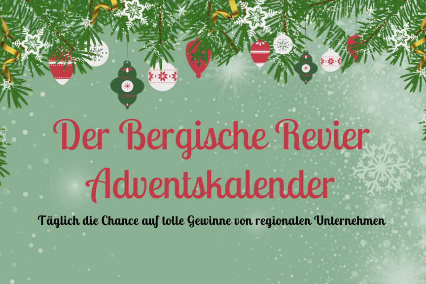 Bergisches Revier Adventskalender Gewinne von regionalen Unternehmen Dezember 2023